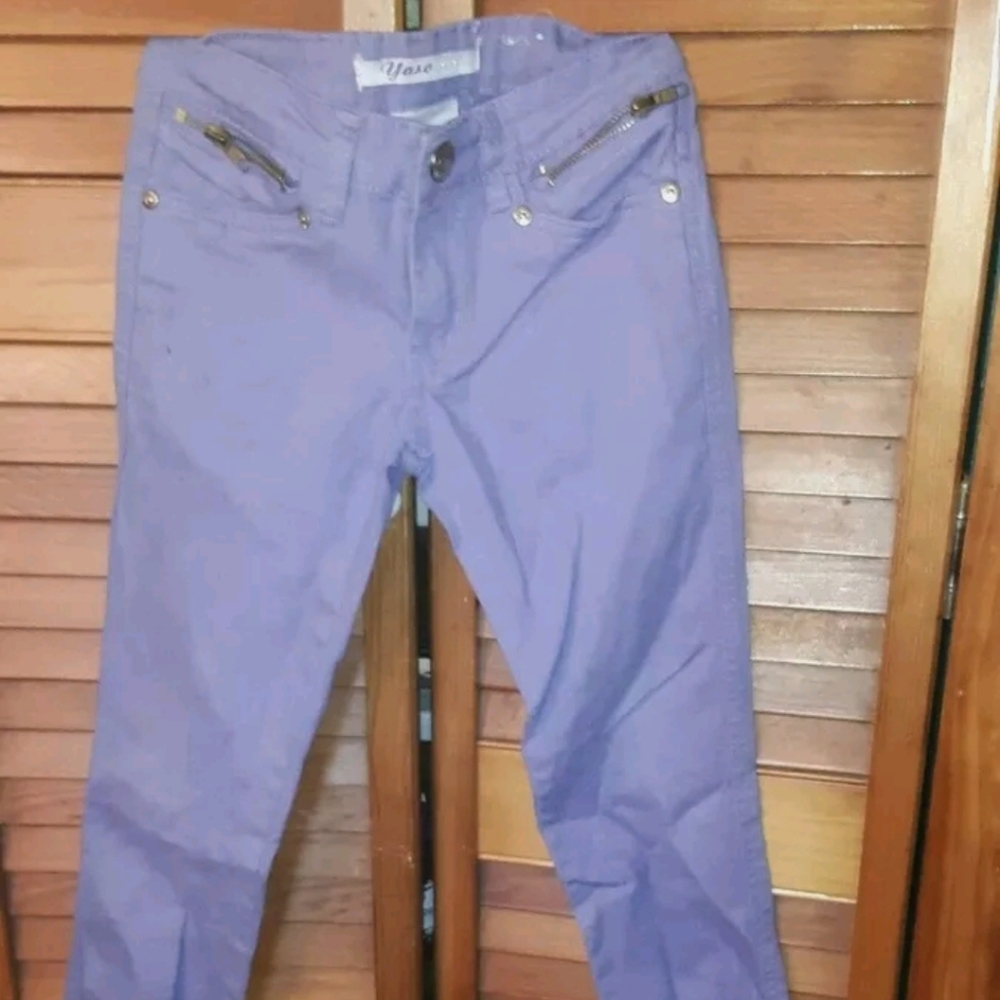 Nwot Purple Distressed Girls Yaso Jeans Sz 7